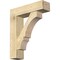 Ekena Millwork Balboa Block Rough Sawn Bracket w/ Offset Brace, Douglas Fir, 8"W x 30"D x 36"H BKT0806X30X36BOA05RDF - alternate 1
